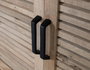 GINER Y COLOMER Buffet en bois de manguier massif 4 portes